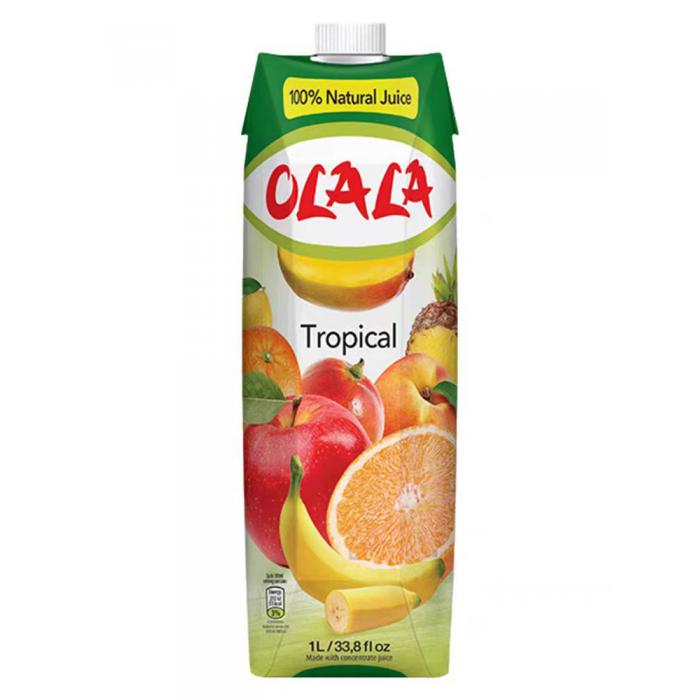 OLALA 100%复合果汁饮料1L*12瓶/件