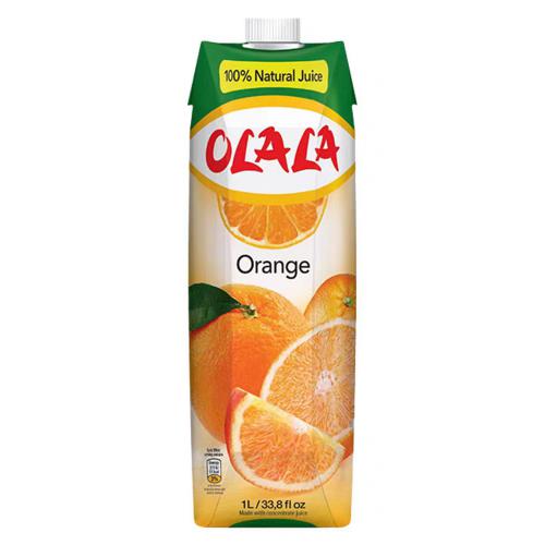 OLALA 100%橙汁饮料1L*12瓶...