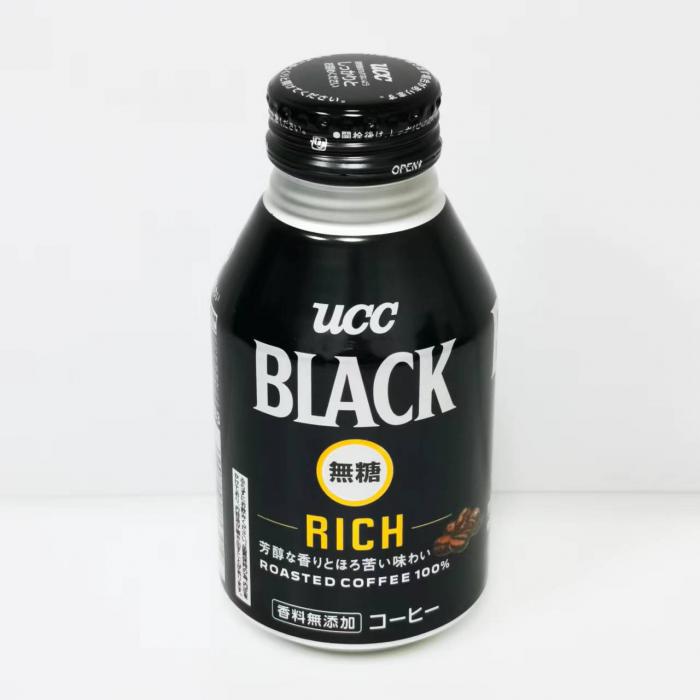 UCC 低糖黑咖啡饮料（铝罐装）275g*24罐/件