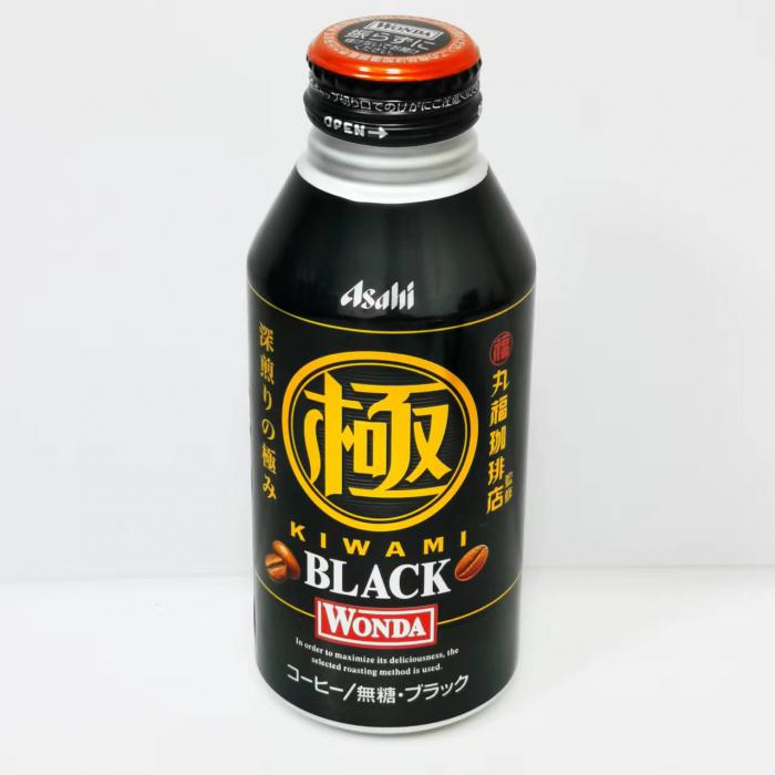 朝日无糖黑咖啡饮料（铝罐装）400g*24罐/件